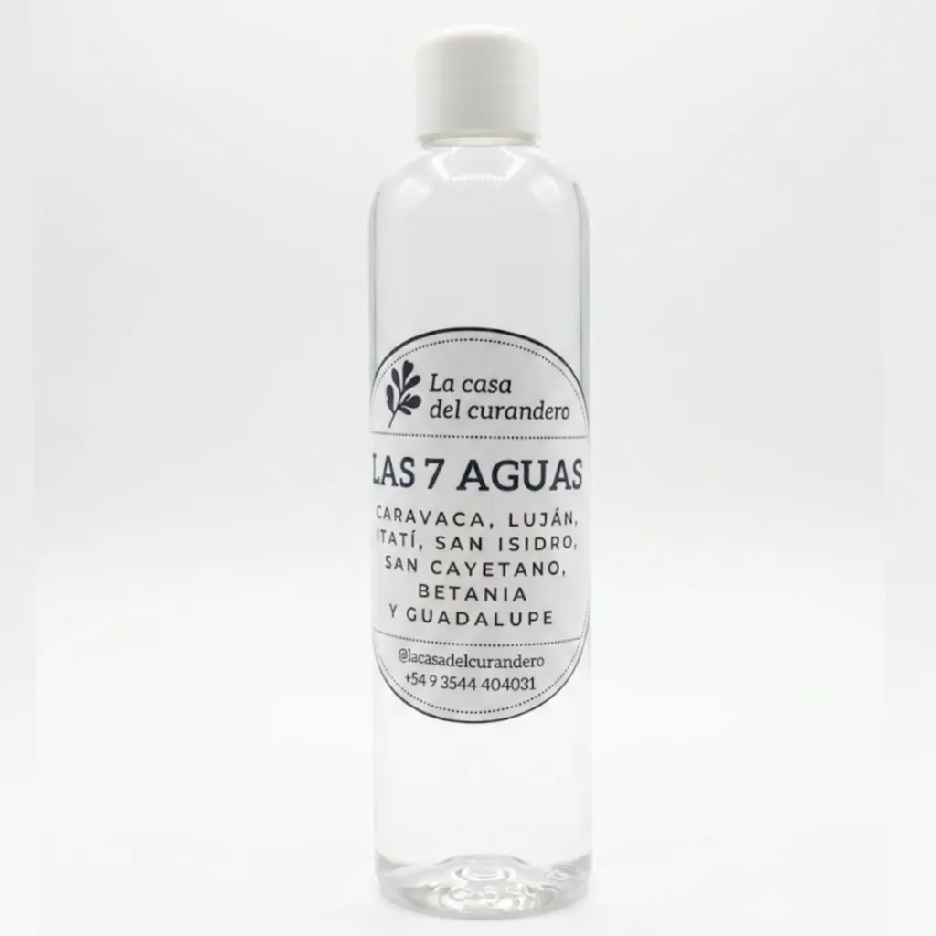 Agua de 7 fuentes sagradas.